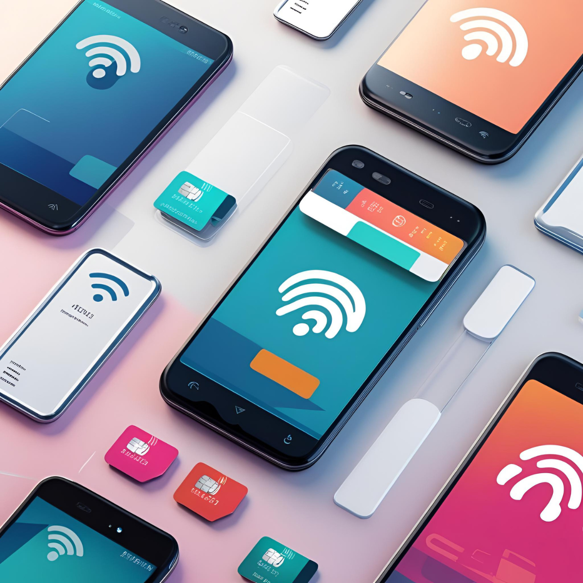 Modern MVNO billing software interface displaying real-time usage analytics, telecom revenue data, and mobile service dashboards.