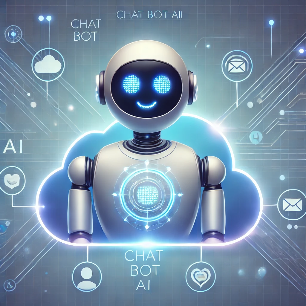 illustration of a friendly ai robot representing crm.com copilot personal assistant